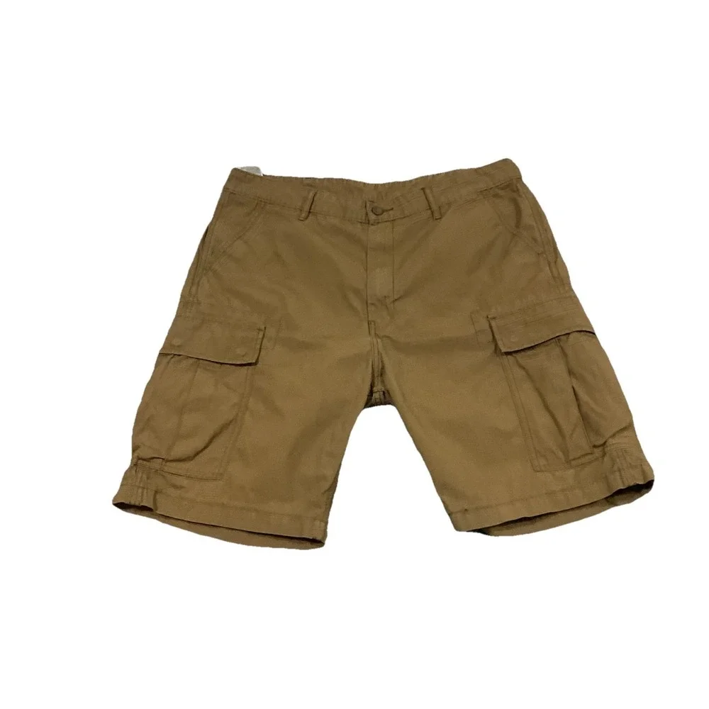 Levi Strauss & Co Shorts Mens‎ 36W Cargo Longer Length Bermuda Beach Utility